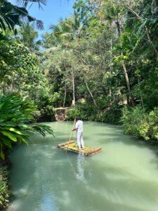 bamboo rafting